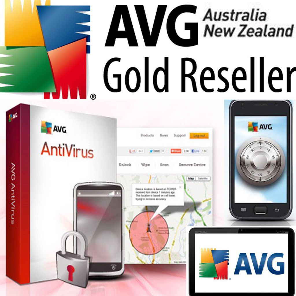 AVG Antivirus Pro 2Year for Android Mobile Phone Tablet HTC Samsung LG
