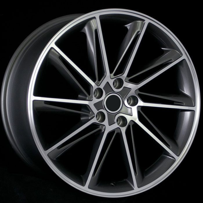 Line Style Gun Metal Machined Face Wheels Rims Fit Audi RS4 RS5 S4 S5