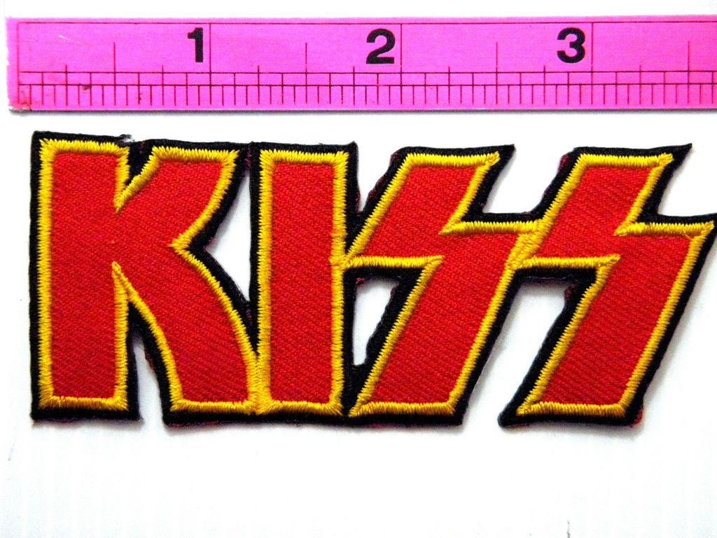 KISS Hard Rock Band Logo Music Jacket T shirt Patch Iron on
