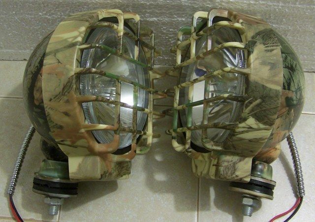 130 WATT OFF ROAD CAMO 6 INCH DUCK HUNTING DRIVING/FOG LIGHTS BOAT