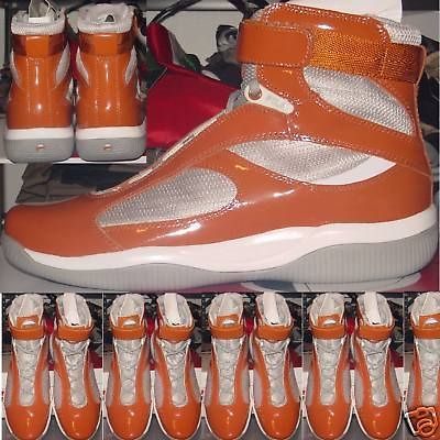 Fila Helmsman Hi Shoes Orange White 9 10.5 11