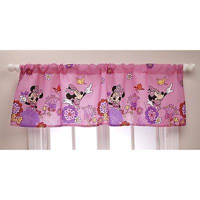 Minnie Mouse Fluttery Friends Window Valance