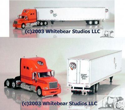 TIGER LINES W/53 DRY VAN INTERNATIONAL 9400i 1/64 (S S