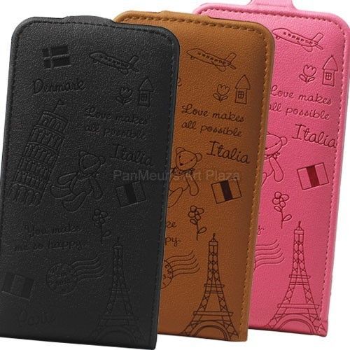 2X P990 T Mobile G2x Cute Cell Phone PU Leather Case Cover (Bear