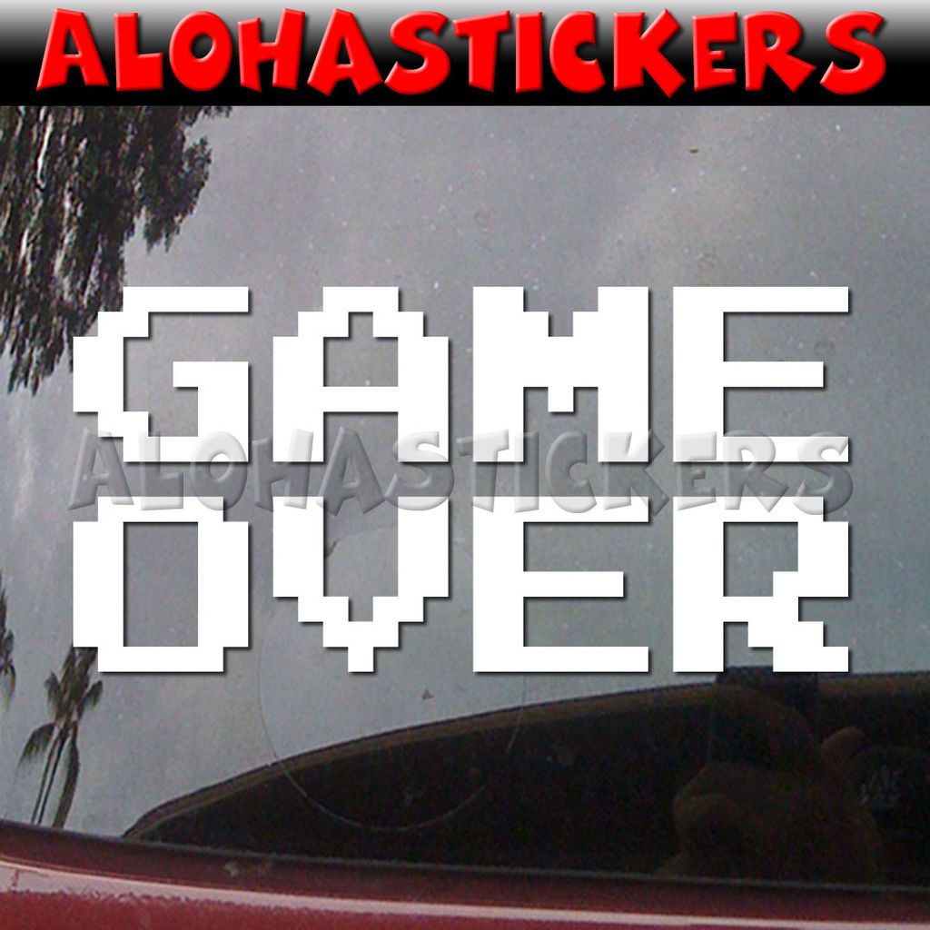 Classic Arcade Game Car Truck Graphics Vinyl Decal Window Sticker GA3