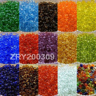 2600Pcs 2mm Czech Glass Seed Spacer beads Jewelry Making DIY Findings