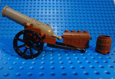 LEGO Boat Western Civil War NON Shooting Canon on Base w/ Wheels