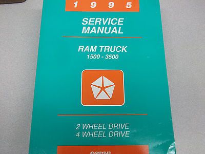1995 Dodge Ram Truck DIESEL 1500 2500 3500 Service Shop Repair Manual