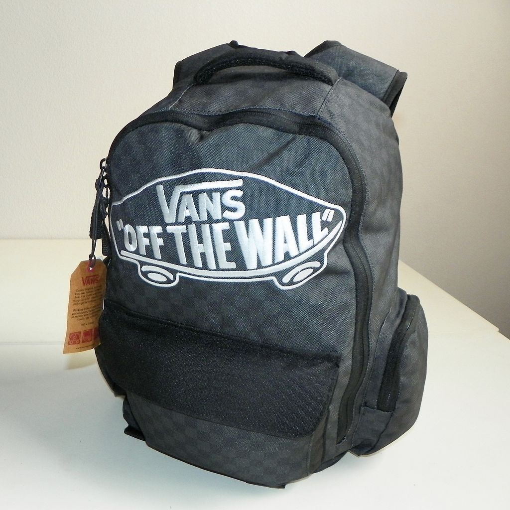 VANS OFF THE WALL  SKATEBOARD LOGO BACKPACK, RUCKSACK, BAG PACK