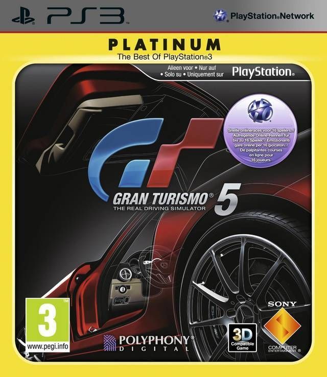 GRAN TURISMO 5 RACING GAME REGION FREE for SONY PS3 SEALED NEW