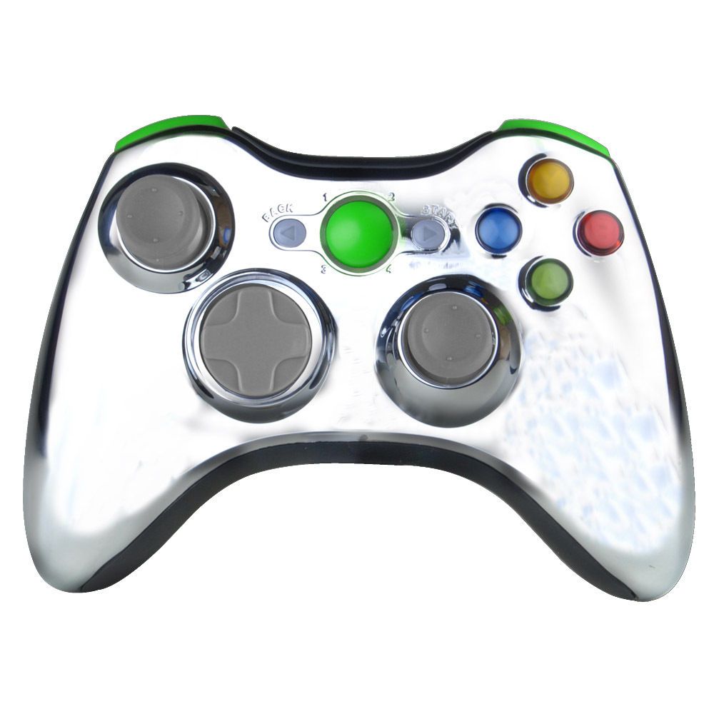 XCM Wireless Controller Shell V1 Chrome Green with Auto Fire for XBox