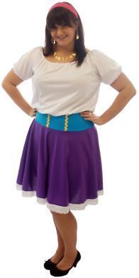 ESMERALDA FAIRYTALE/GYPSY FANCY DRESS COSTUMES PLUS SIZES 18 40