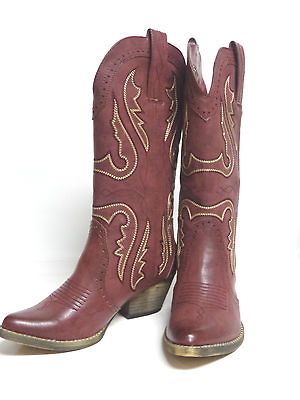 by Very Volatile Ladies Western Boots All Man Made Gold Tone Accents