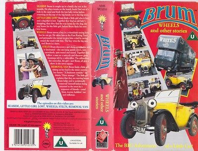 BRUM WHEELS AND OTHER STORIESVHS VIDEO PAL~ RARE FIND