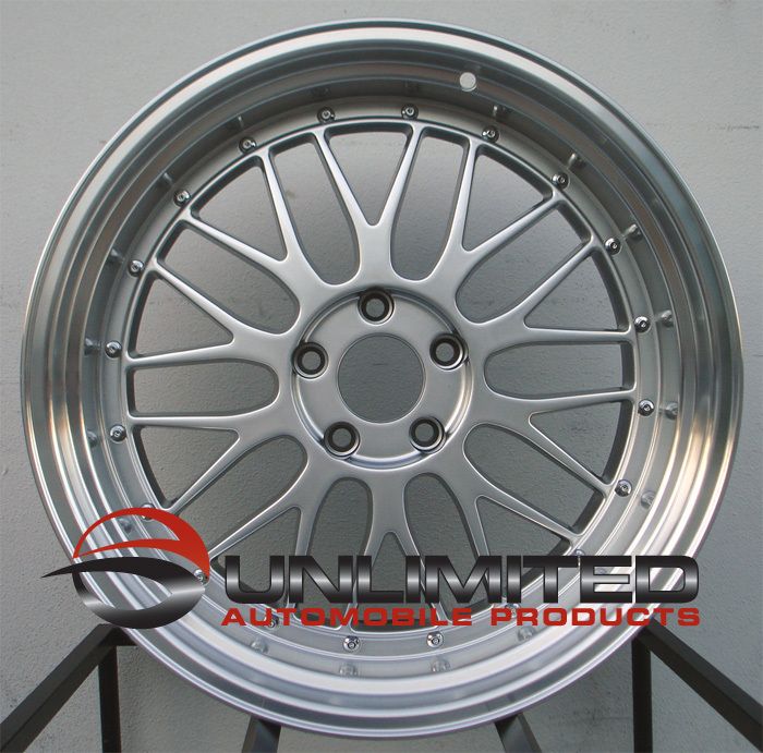 18 Varrstoen ES1 Style Silver Wheels Rims Fit BMW 525 528 530 540 545