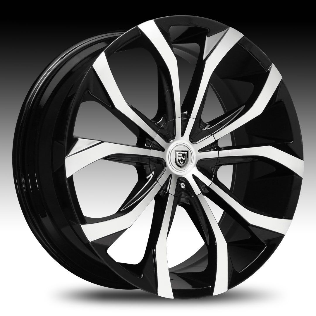 18 Lexani Lust Black Machined Wheel Set Lust Rims Lexani Rims Cars