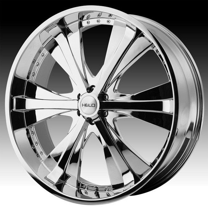22 inch Helo Chrome Wheels Rims 6x135 30 Ford F150 Expedition