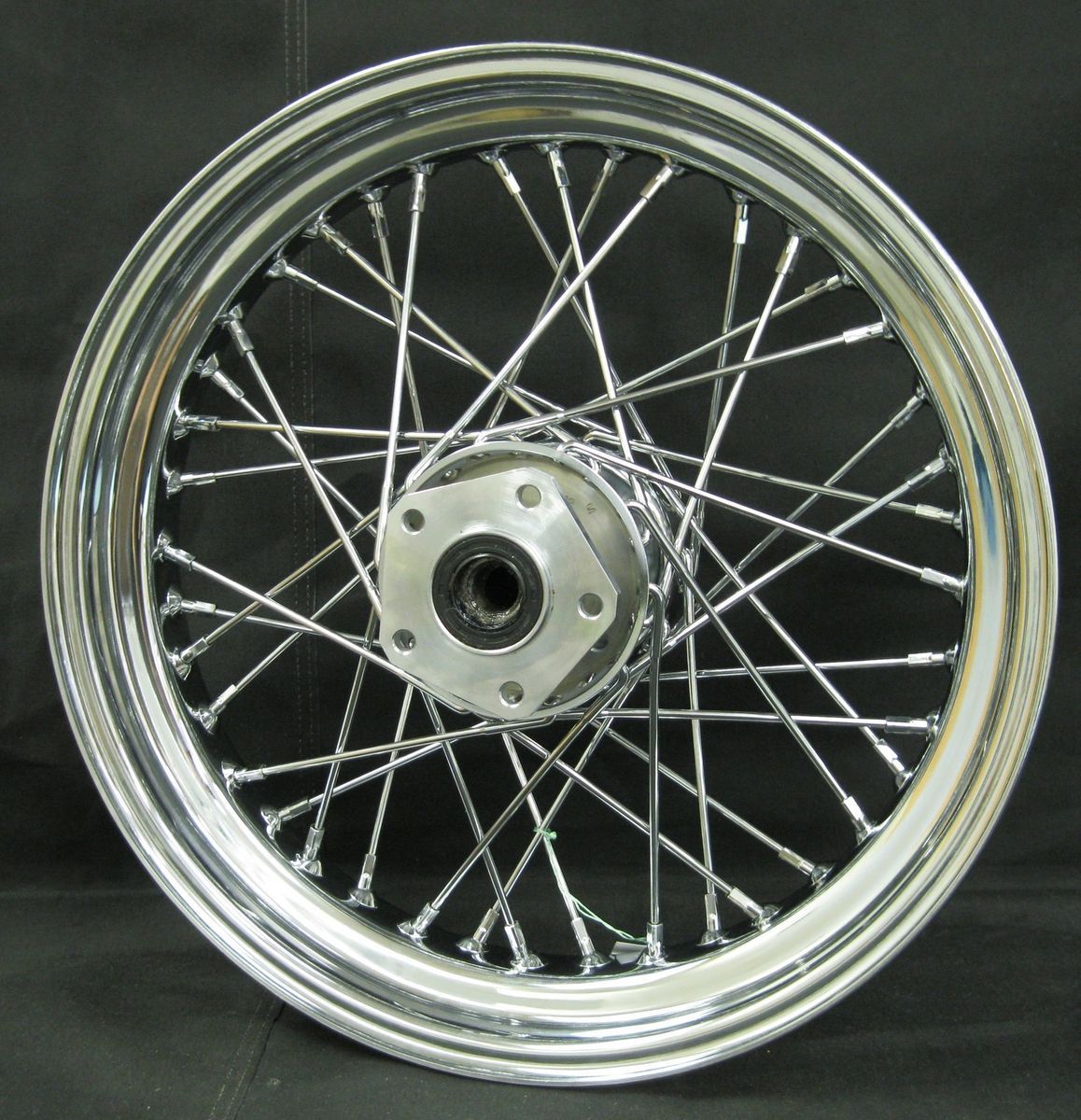Chrome Ultima 40 Spoke 16x3 5 Front Wheel for Harley Softail 84 99 and