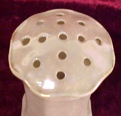 Antique RS Germany Ivory Luster Hat Pin Holder 1900s