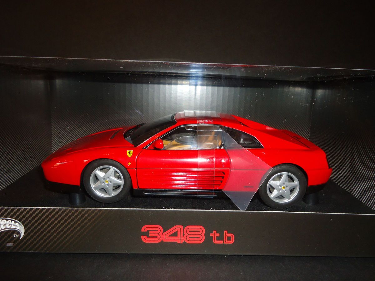 Hotwheels Elite Ferrari 348 TB 1989 Red 1 18